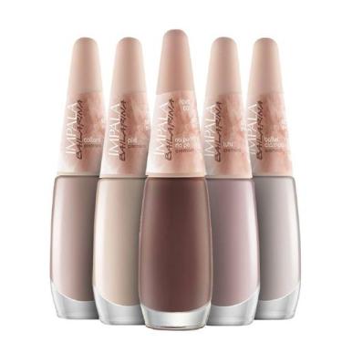 Imagem de Kit Esmalte Impala 5 Cores Bailarina