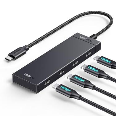 Imagem de UGREEN Hub USB C 4 em 1 de 10 Gbps, 4 portas USB C 3.2 geração 2, adaptador multiporta USB de alta velocidade tipo C para USB, hub USB para laptop, PC, iMac, MacBook Pro/Air 2024, Playstation, Xbox,