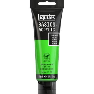 Imagem de Tinta Acrílica Liquitex Basics 118ml 985 Flourescent Green