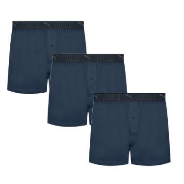 Imagem de Kit 3 Cuecas Samba Canção Masculina Adulto Com Cós Elástico E Abertura