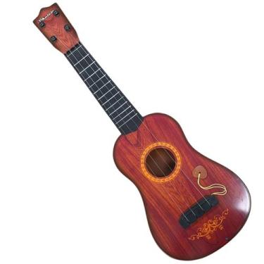 Imagem de Violão infantil musical cordas de aço afina e faz som 57cm - Importway