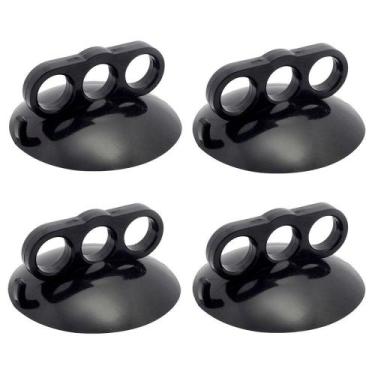 Imagem de Kit 4 Ventosas Garra 3 Dedos Preta 110Mm Martelinho De Ouro - H Plásti