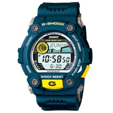 Imagem de Relógio G-Shock G-7900-2DR C/ Tabua De Marés - CASIO, Único, Azul