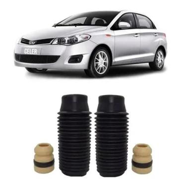 Imagem de Kit Batente Suspensão Dianteira Chery Celer Sedan 2013 14 15 - Auto Fl