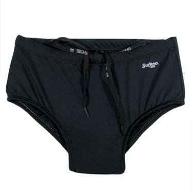 Imagem de Sunga Infantil tradicional juvenil 2 ao 16 Lisa Estampada Cueca Box Mo