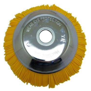 Imagem de Escova Rotativa De Nylon Para Roçadeiras 200mm X 1  25,4mm - ANB IMPOR