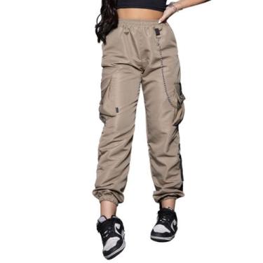 Imagem de Calça Cargo Jogger C/Corrente e Bolsos Laterais Streetstyle - lush!, C