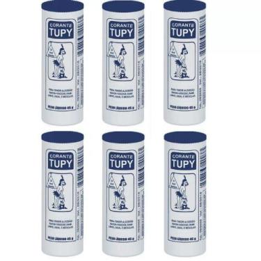 Imagem de Pacote com 6 Corantes de Roupas Tinta Azul Marinho Tupy - Produto Naci
