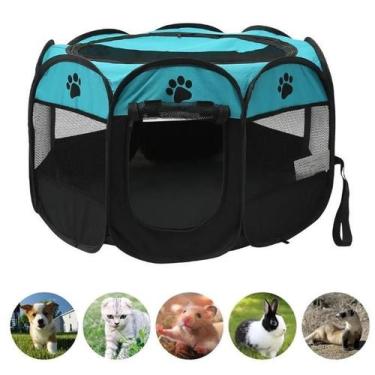 Imagem de Cercadinho Para Cachorros Gatos Dobrável Portátil Grande - Terrax