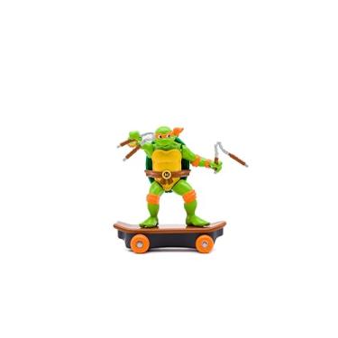 Imagem de Teenage Mutant Ninja Turtles Sewer Shredders Classic Michelangelo – 5” Pull-Back Skate Toy on Wheels with Battle Action – Easter Birthday Gift for Boys Ages 3-8 – Collect All 4