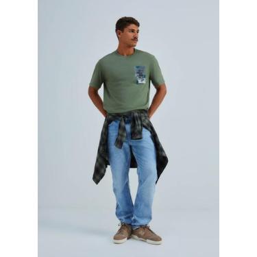 Imagem de Calça Jeans Masculina Reta - Hering, 038, Azul