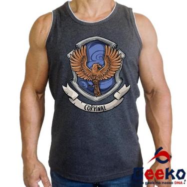 Imagem de Regata Corvinal 100% Algodão Harry Potter Hogwarts Ravenclaw Camiseta 