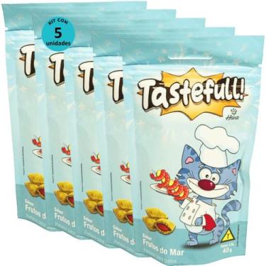 Imagem de Hana Tastefull Nuggets Para Gatos Frutos do Mar 40g Kit 5 un - Hana He