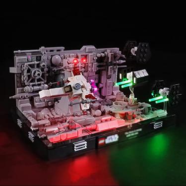 Imagem de GEAMENT LED Light Kit Compatible with Lego Death Star Trench Run Diorama - Lighting Set for 75329 Building Model (Model Set Not Included)