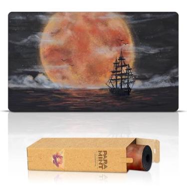 Imagem de Paramint Blood Moon Flying Dutchman (Stitched) - MTG Playmat - Compatible with Magic The Gathering Playmat - Play MTG, YuGiOh, TCG - Original Play Mat Art Designs & Accessories