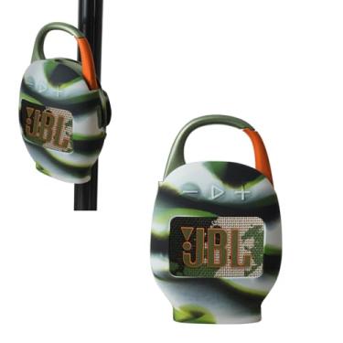 Imagem de Hermitshell Capa de transporte de silicone para alto-falante Bluetooth portátil JBL Clip 5 (Squad)