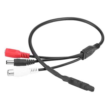 Imagem de Mini cabo de microfone de áudio, cabo de microfone CCTV, dispositivo de captação de áudio, captação de câmera de televisão de circuito fechado Áudio de captação de alta sensibilida