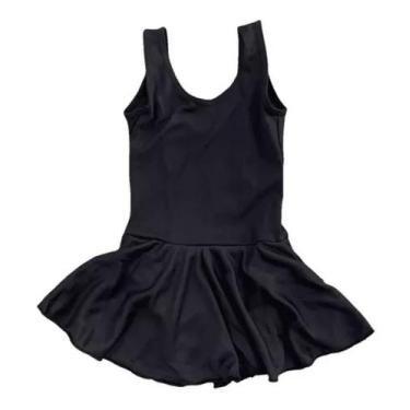 Imagem de collant balett regata + saia embutida - Maria Chica, Preto, 8