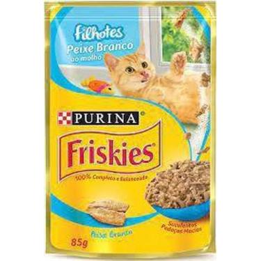 Imagem de Friskies Sachê Filhote Peixe Branco - 85g - Purina