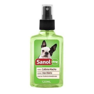 Imagem de Colônia Macho Amadeirado Para Cachorro 120 Ml Sanol Dog Pet