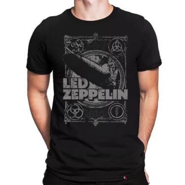 Imagem de Camiseta Led Zeppelin - King Of Geek, G, Preto