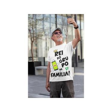 Imagem de Camiseta Dia Dos Pais Presente Papai Frase Pai 100% Branca - Del Franc