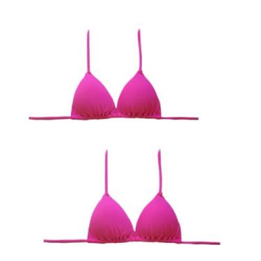 Imagem de Kit com 2 Biquíni cortininha avulso com bojo top Parte de cima do biqu