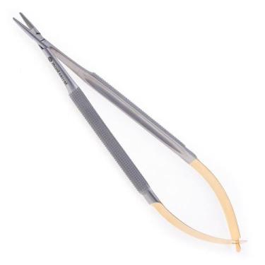 Imagem de Porta Agulha Castroviejo s/ Trava Reto 16 cm c/ Vídea - Montserrat Com