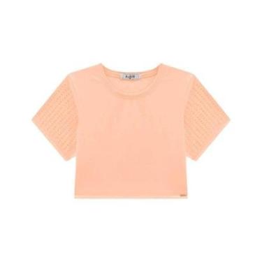 Imagem de Blusa Cropped Infantil Kukiê Feminino Crianças-Feminino