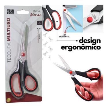 Imagem de Tesoura De Corte Profissional Ideal Para Papel Tecido feltro E.V.A scr