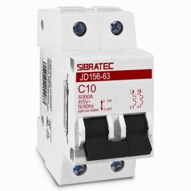 Imagem de Disjuntor tipo DIN (Mini) Bifásico - SIBRATEC