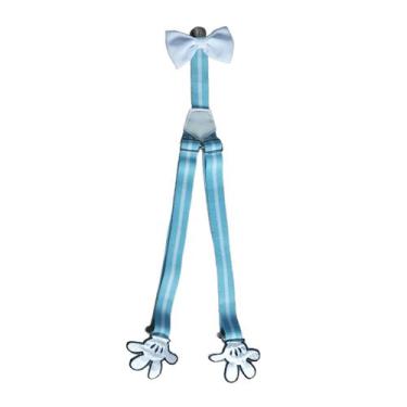 Imagem de Suspensório + Gravata Borboleta Infantil Criança Personagens - Migueli