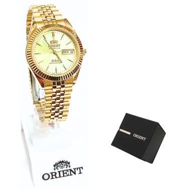 Imagem de Relógio Orient Masculino Analógico Automático Dourado 469EC7F C1KX