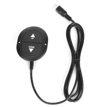 Imagem de Controlador de Mão de sofá Elétrico de 2 Botões e 5 Pinos, Material ABS Inclui Cabo de Extensão para Queda de Motor Funciona Com Plugue Redondo de 5 Pinos