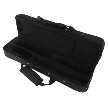 Imagem de Estojo Leve para Flauta Portátil, Bolsa à Prova D'água de Pano Oxford para Flauta de 16 Furos Preta