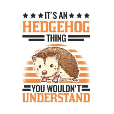 Imagem de Hedgehog Notebook: Hedgehog Thing Prickly / 6x9 Inches / 120 graph sites Sites