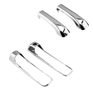 Imagem de SEGADEN Capa de maçaneta cromada compatível com Dodge Ram 1500 2500 3500 2009-2018 (2 portas sem abertura de passageiro) XG7755