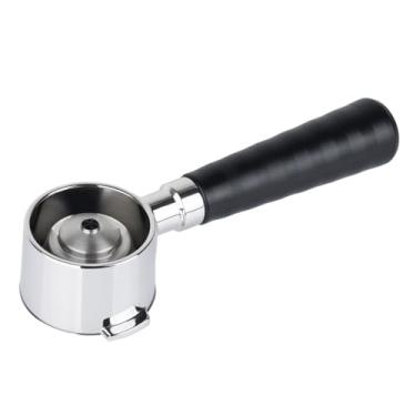 Imagem de Filtro portátil sem fundo de aço inoxidável 304 de 51 mm para máquina de café Delonghi ECP31.21 ECO310 ECP35.31