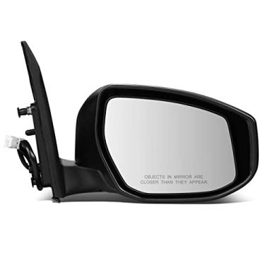 Imagem de DNA Motoring OEM-MR-NI1321262 Espelho retrovisor aquecido dobrável manual de ajuste de energia do lado direito compatível com Sentra 2013-2015