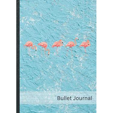 Imagem de Bullet Journal: Punktraster Notizbuch A4 • Soft Cover, mit Register, 100+ Seiten • Motiv „Flamingos 401“ • Original by #Goldesel (Dot Grid Notebook • ... Skizzenbuch, Zeichenbuch, Notizheft). DIY!