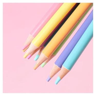 Imagem de 12 lápis de cor – Premium Soft Core 12 cores exclusivas sem duplicações conjunto de lápis de cor para livros de colorir adultos, desenho de artista, esboçar, artesanato (rosa)