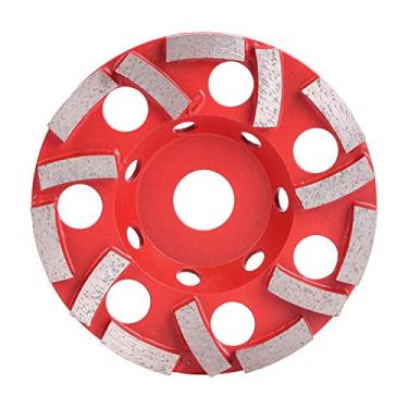Imagem de Copo de Moagem de Moedor de 125 Mm / 4,9 pol. Roda de Esmeril de 125 Mm Ferramenta de Polimento de 14 Dentes Linhas Duplas para Concreto, Granito, Pedra, Tijolos, Cimento, Pedra
