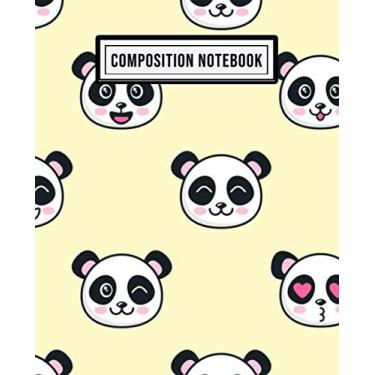Imagem de Panda Wide Ruled Notebook: Panda Wide Ruled Notebook | 110 Pages | 7.5 x 9.25