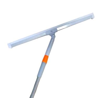 Imagem de Rodo Mágico ou Vassoura mágica 2 em 1 Vassoura Mágica Rodo Tira Pelo Limpa Vidro Silicone Com telescópico