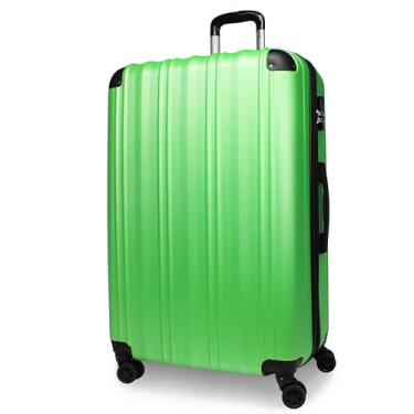 Imagem de Mala de viagem World Traveler Kemyer Quest, rígida, leve, expansível, Verde, 25-inch, Kemyer Quest Hardside Mala giratória leve expansível