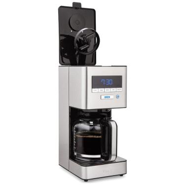 Imagem de Cafeteira Programável 12 Xícaras  com Função Bloom e Tecnologia de Dispersão Rotativa, 110V 1050W, Vinci, Prata