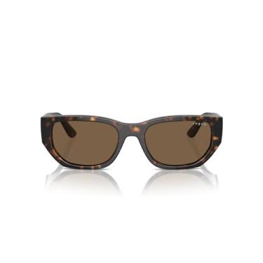 Imagem de Óculos de Sol Vogue Eyewear 0VO5586S W65673 Tam 53 / Havana Marrom - Lentes Marrom