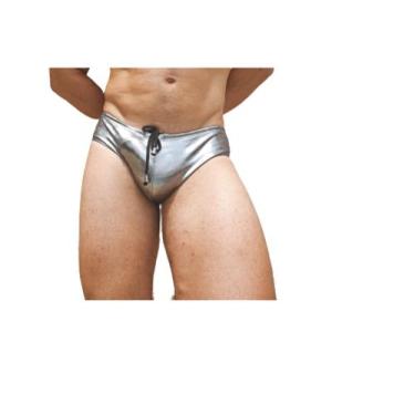Imagem de sunga sexy slip com tule transparência na parte de trás - ALVEZ ALVES 
