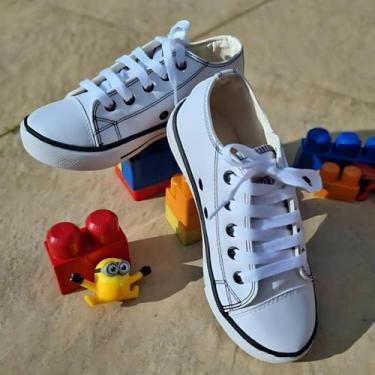 Imagem de Tênis Infantil Feminino Menina Confortável Colegial Escolar Dia a dia 