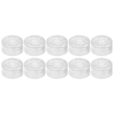 Imagem de 10 Botões Protetor De Plastico Branco Footswitch Pedal - Daiertek